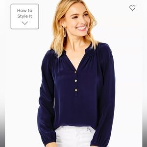 Lilly Pulitzer Elsa Silk Top